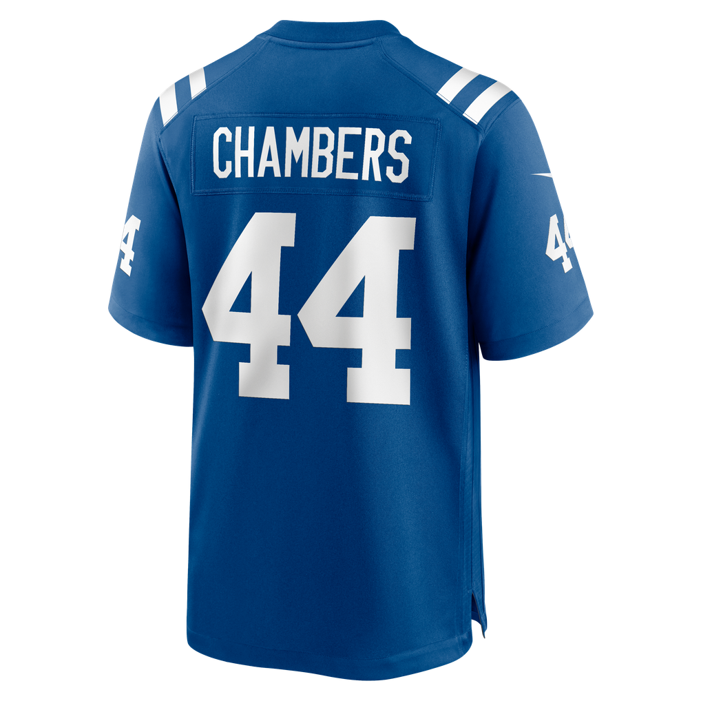 Men's Indianapolis Colts Tahj Chambers Royal Team Game Jersey