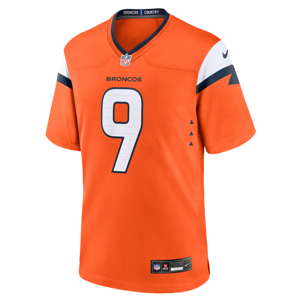 Men's Denver Broncos Talanoa Hufanga Orange Team Game Jersey