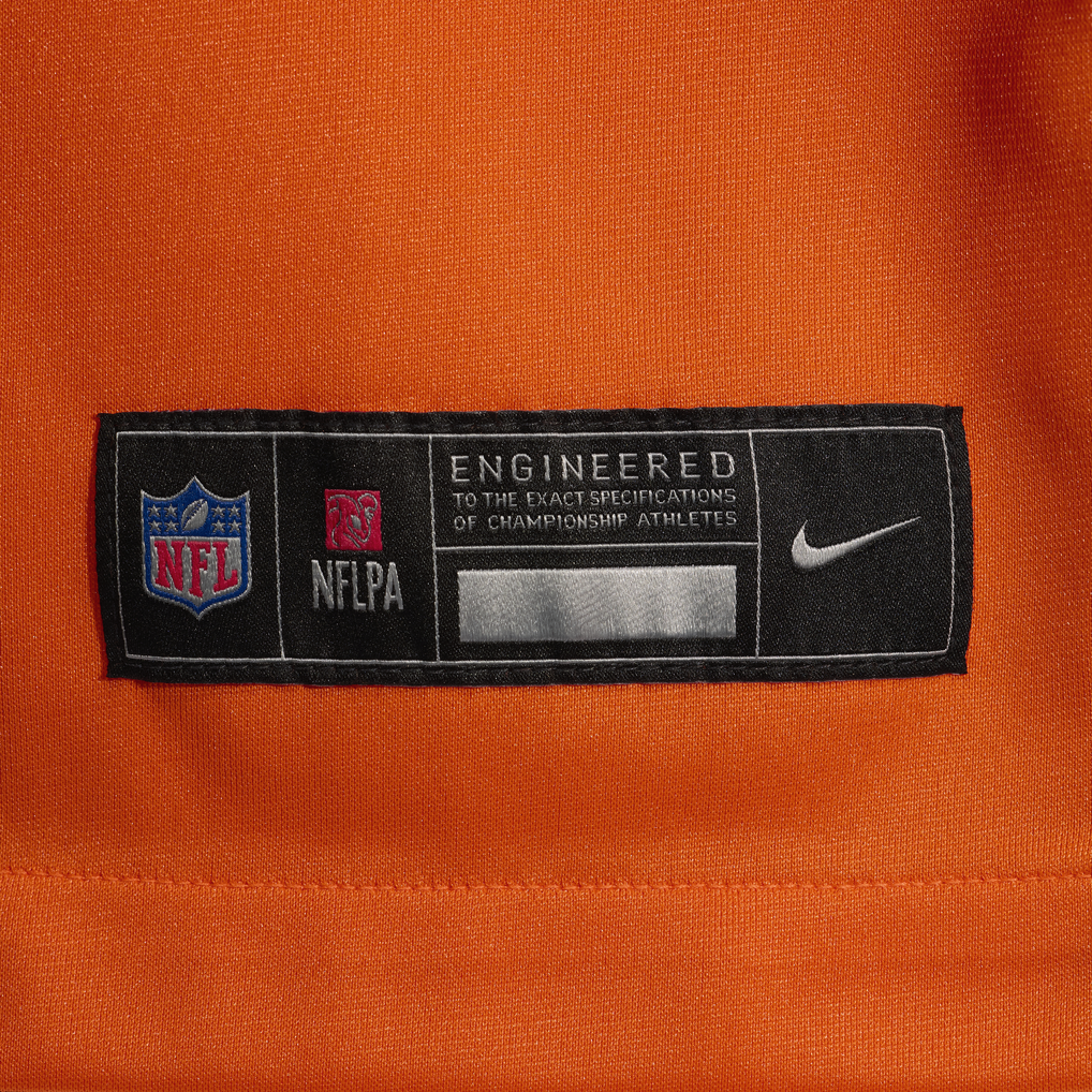 Men's Denver Broncos Talanoa Hufanga Orange Team Game Jersey