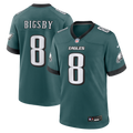 Men's Philadelphia Eagles Tank Bigsby Midnight Green Team Game Jersey