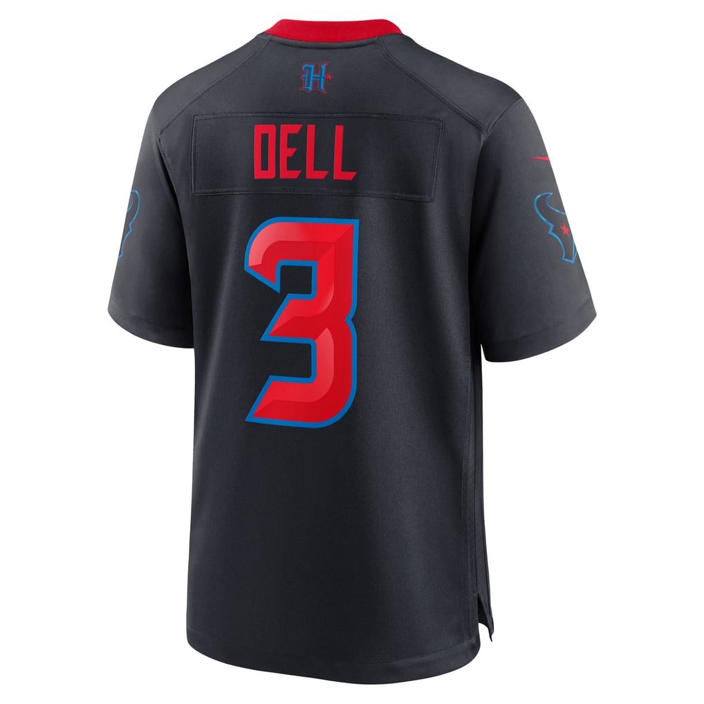 Men's Houston Texans Tank Dell Navy 2nd Alternate Game Jersey