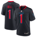 Men's Houston Texans Tank Dell Navy Alternate Game Jersey