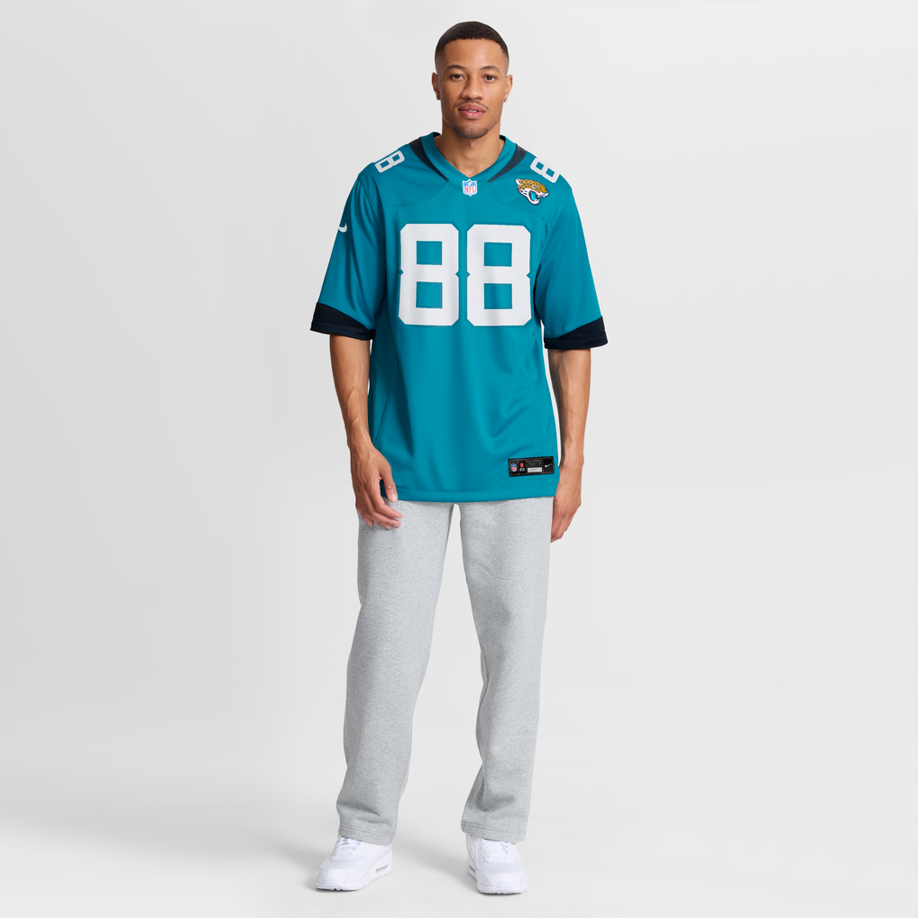 Men's Jacksonville Jaguars Tanner Koziol Teal Team Game Jersey