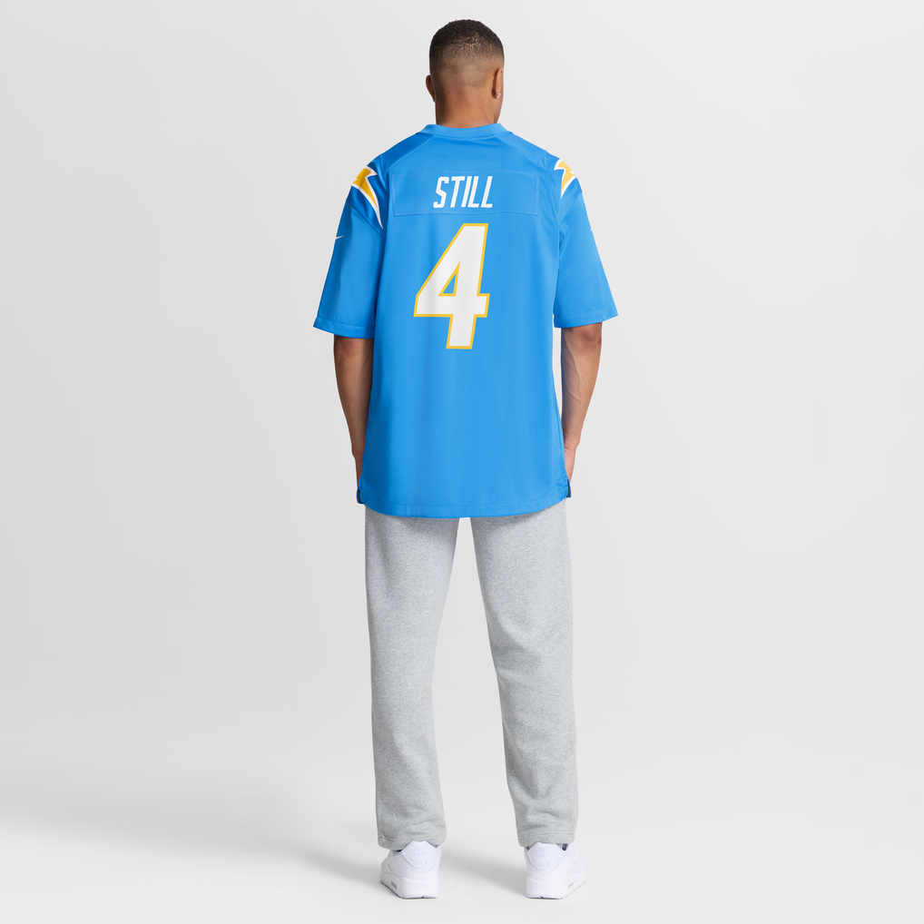 Men's Los Angeles Chargers Tarheeb Still Powder Blue Team Game Jersey