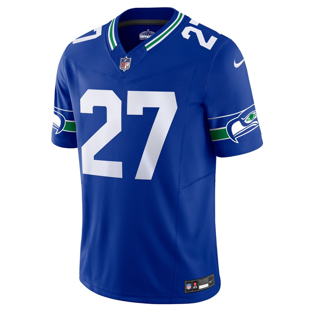 Men's Seattle Seahawks Tariq Woolen Royal Alternate Vapor F.U.S.E. Limited Jersey