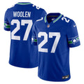 Men's Seattle Seahawks Tariq Woolen Royal Alternate Vapor F.U.S.E. Limited Jersey