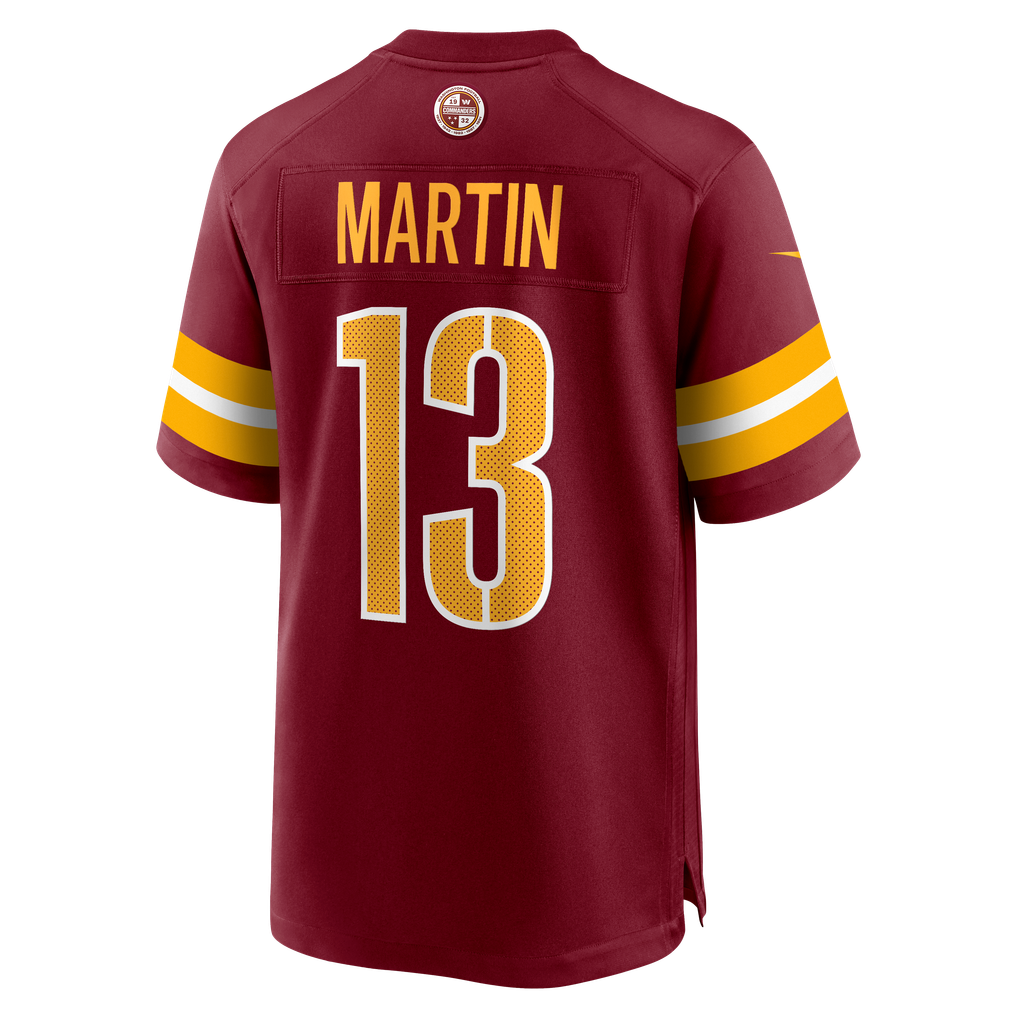 Men's Washington Commanders Tay Martin Burgundy Team Game Jersey