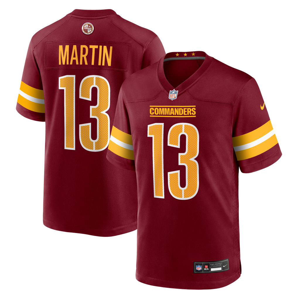 Men's Washington Commanders Tay Martin Burgundy Team Game Jersey