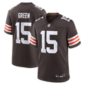 Men's Cleveland Browns Taylen Green Brown Game Jersey