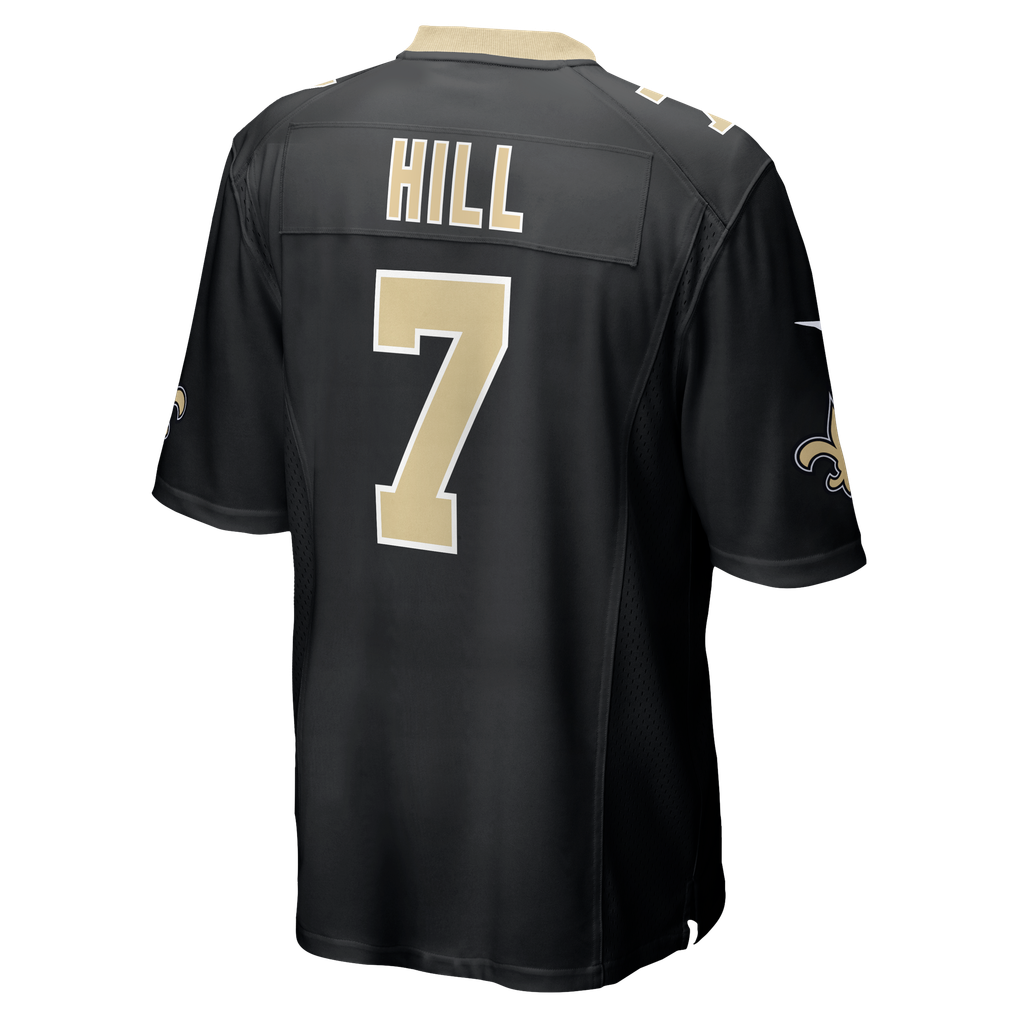 Men's New Orleans Saints Taysom Hill Black Game Jersey