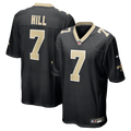 Men's New Orleans Saints Taysom Hill Black Game Jersey