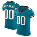 Men's Jacksonville Jaguars Teal Alternate Vapor F.U.S.E. Elite Custom Jersey