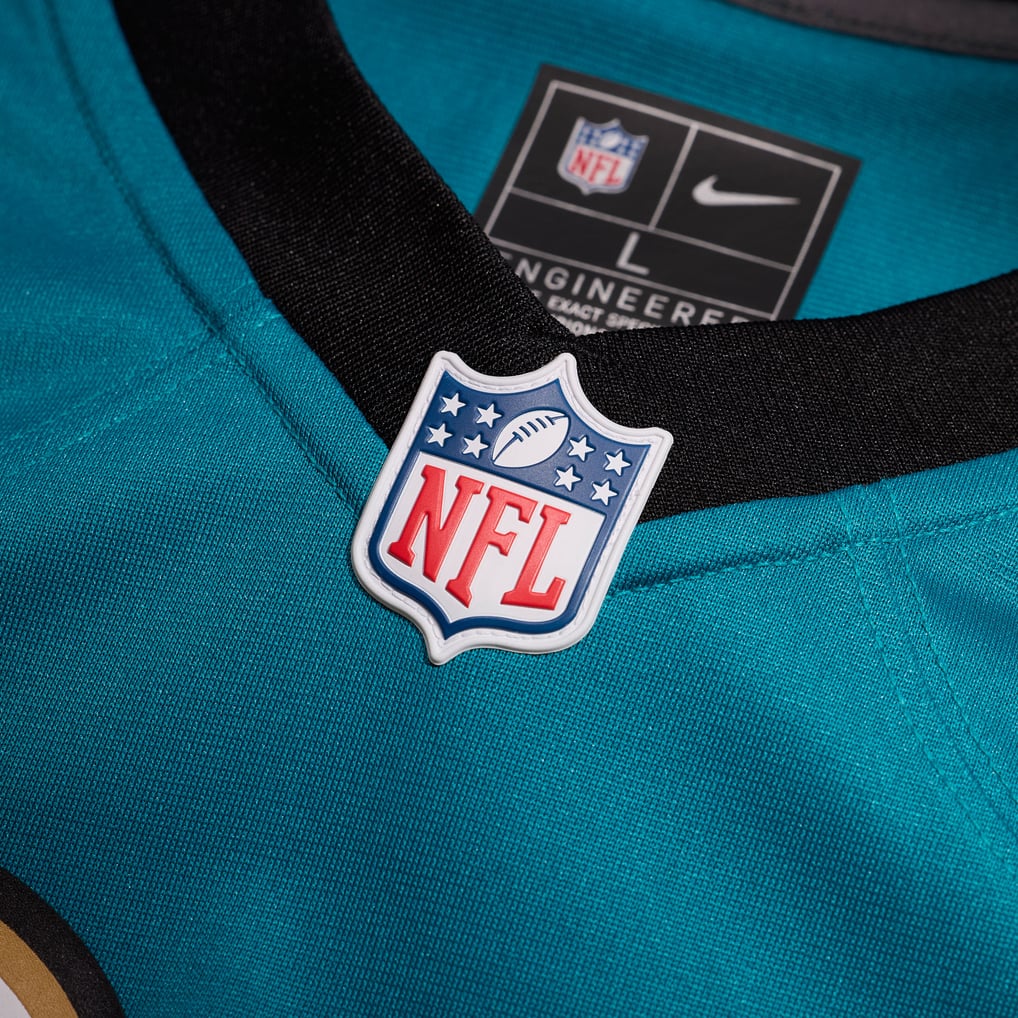 Men's Jacksonville Jaguars Teal Prowler Throwback Custom Game Jersey