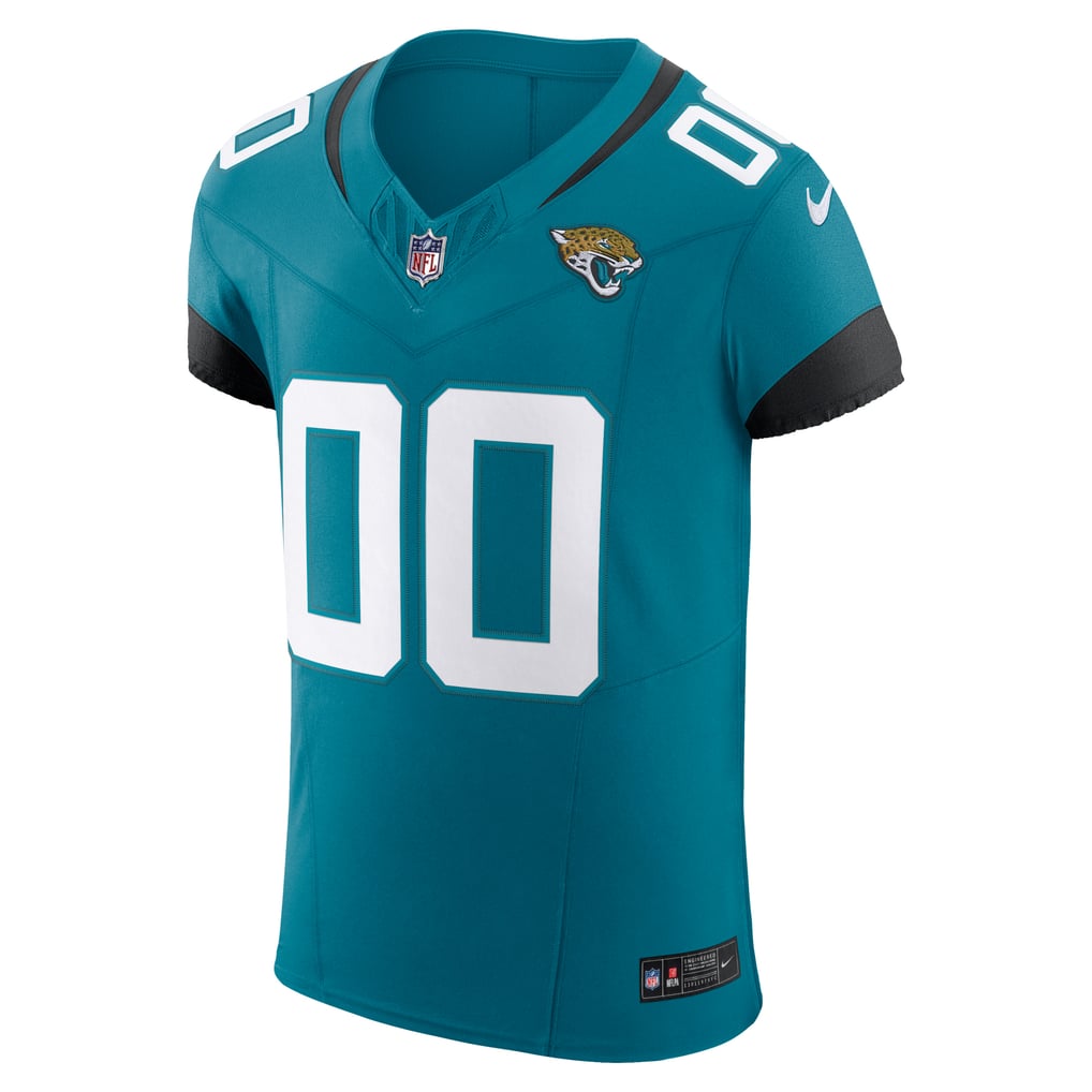 Men's Jacksonville Jaguars Teal Vapor F.U.S.E. Elite Custom Jersey