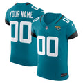 Men's Jacksonville Jaguars Teal Vapor F.U.S.E. Elite Custom Jersey