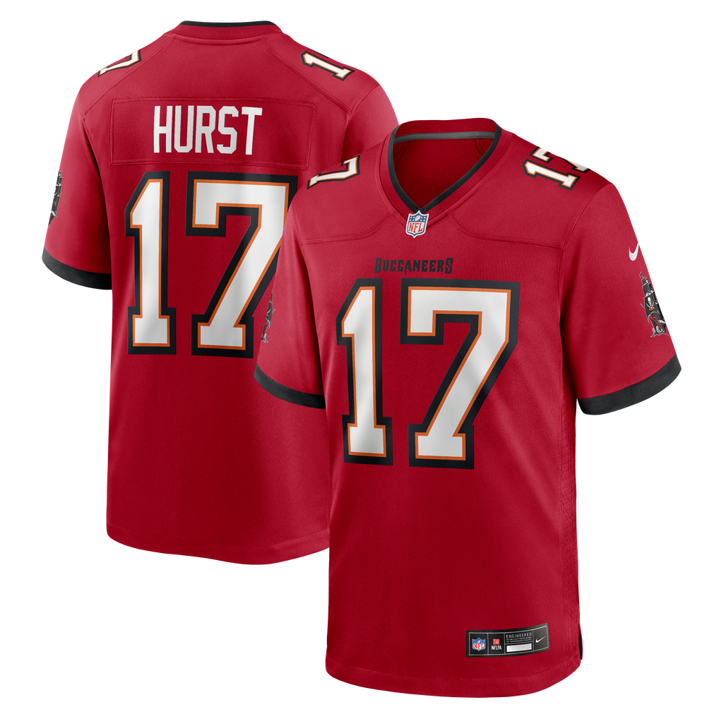 Men's Tampa Bay Buccaneers Ted Hurst Red Team Game Jersey
