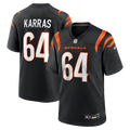 Men's Cincinnati Bengals Ted Karras Black Game Player Jersey