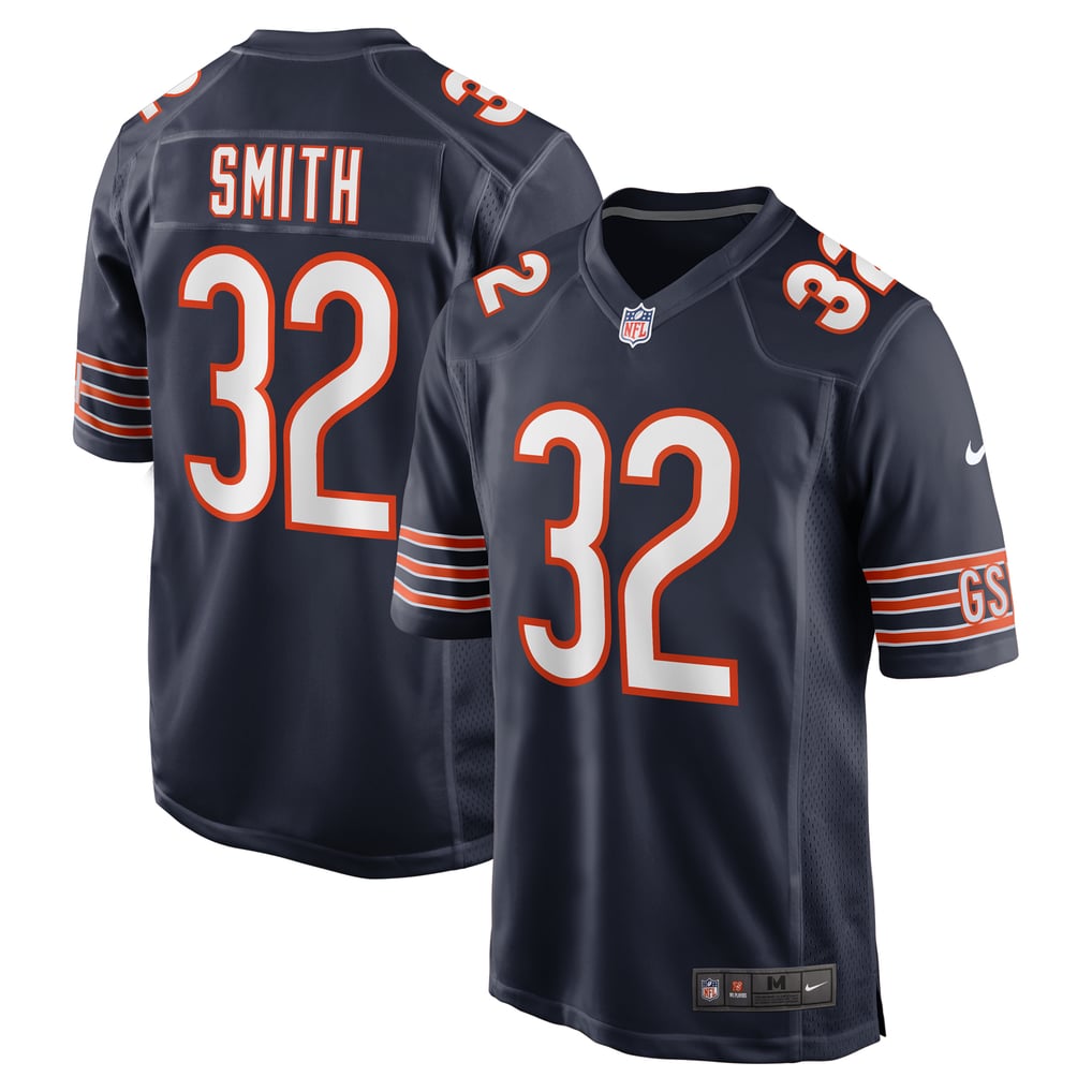 Men's Chicago Bears Terell Smith Navy Game Jersey