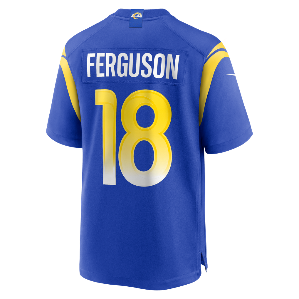 Men's Los Angeles Rams Terrance Ferguson Royal Team Game Jersey