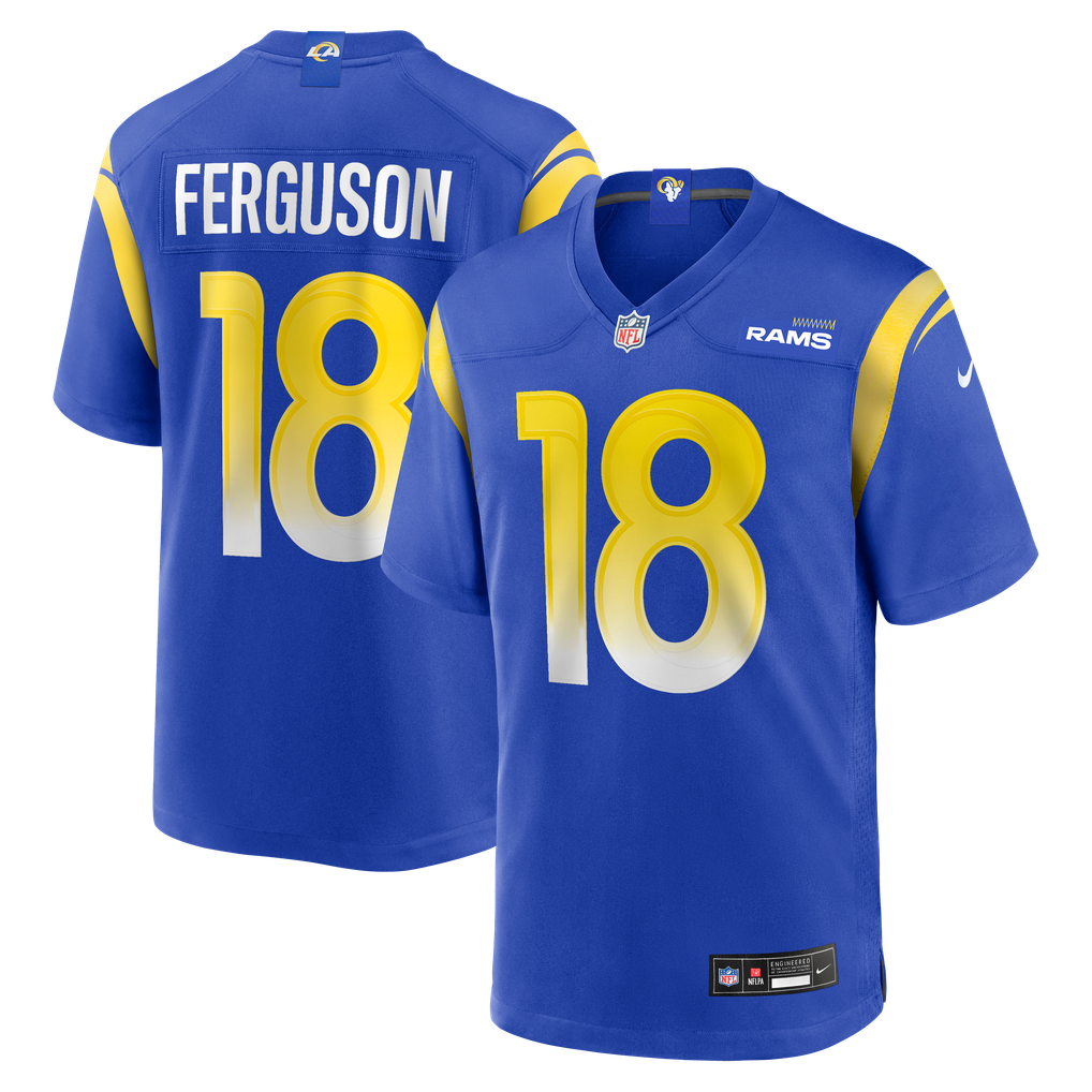 Men's Los Angeles Rams Terrance Ferguson Royal Team Game Jersey