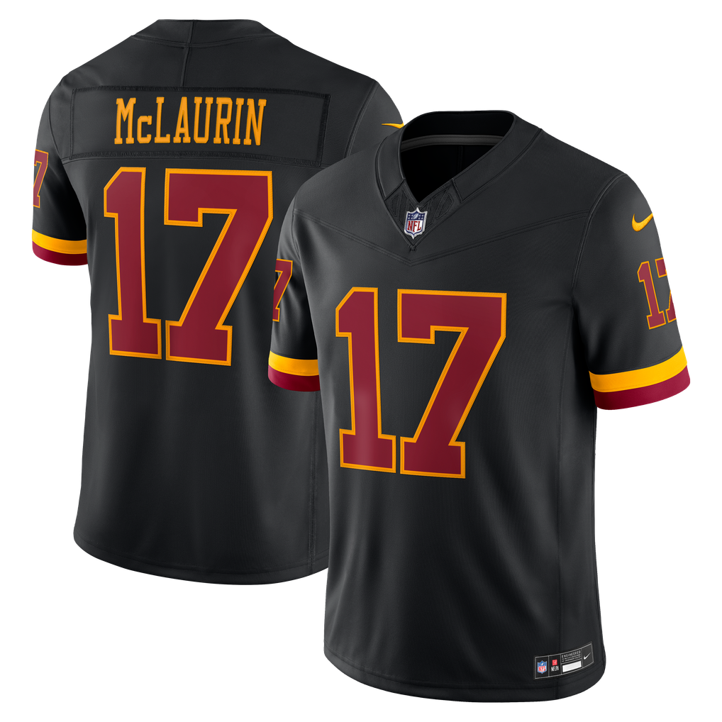 Men's Washington Commanders Terry McLaurin Black Alternate Vapor F.U.S.E. Stitched Limited Jersey