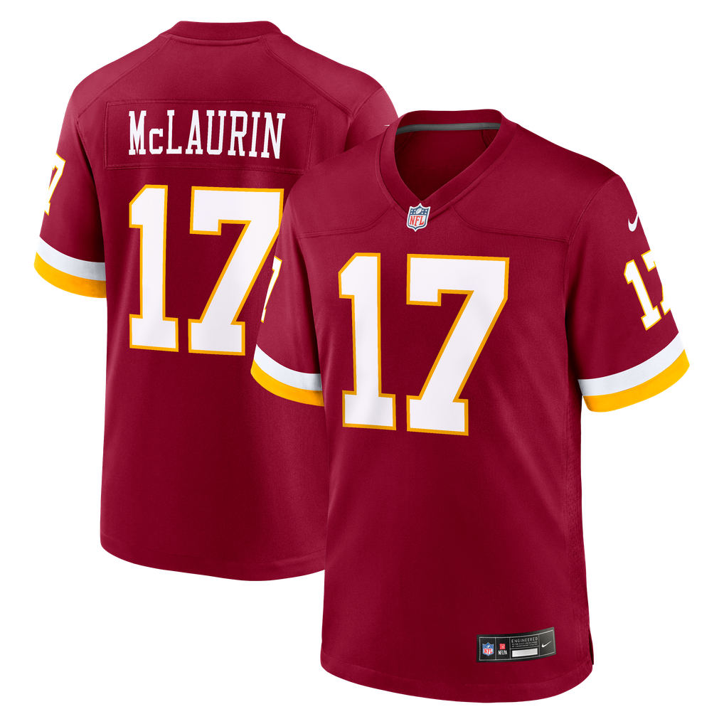 Men's Washington Commanders Terry McLaurin Burgundy Game Jersey