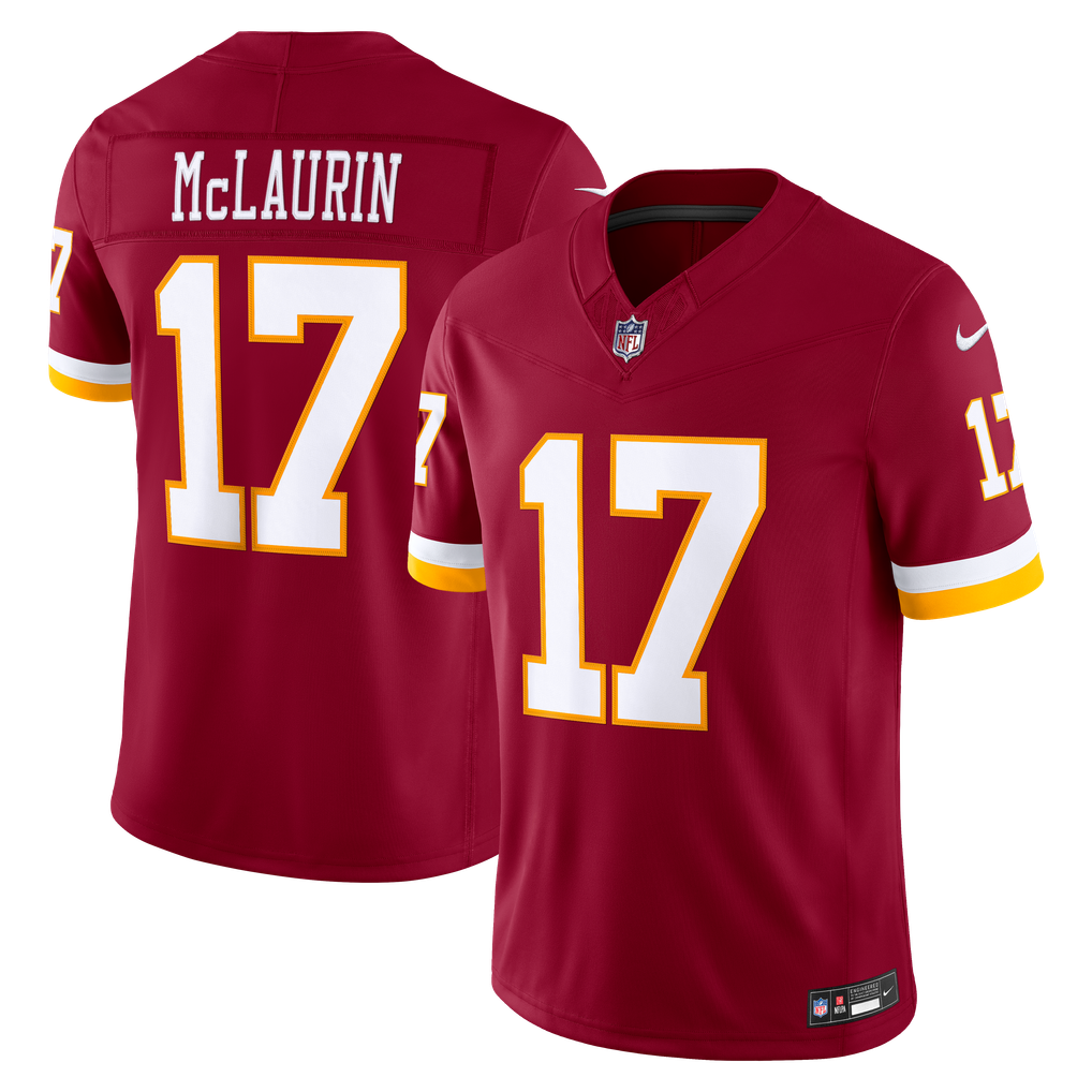 Men's Washington Commanders Terry McLaurin Burgundy Team Vapor F.U.S.E. Stitched Limited Jersey