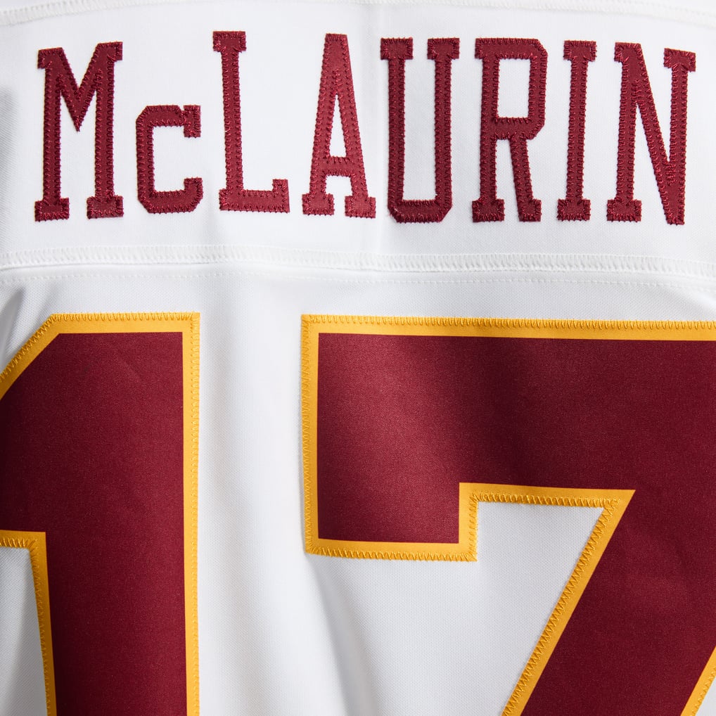 Men's Washington Commanders Terry McLaurin White Vapor F.U.S.E. Stitched Limited Jersey