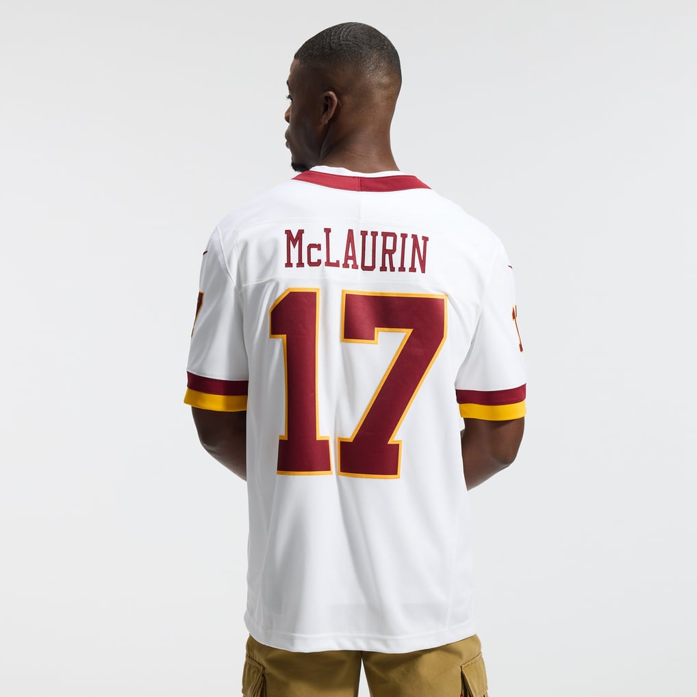 Men's Washington Commanders Terry McLaurin White Vapor F.U.S.E. Stitched Limited Jersey