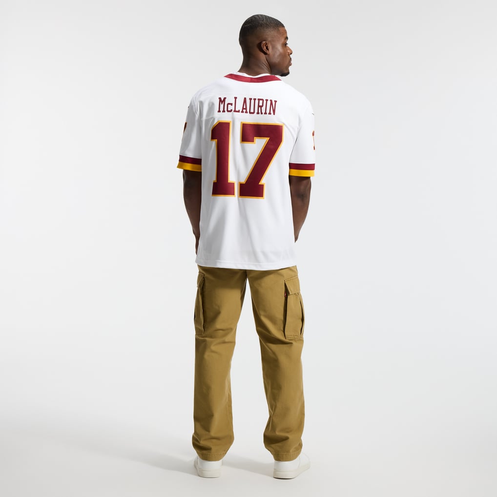 Men's Washington Commanders Terry McLaurin White Vapor F.U.S.E. Stitched Limited Jersey