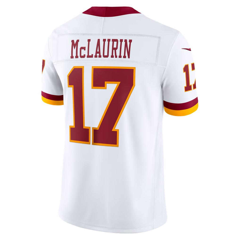 Men's Washington Commanders Terry McLaurin White Vapor F.U.S.E. Stitched Limited Jersey