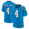 Men's Carolina Panthers Tetairoa McMillan Blue Alternate Game Jersey