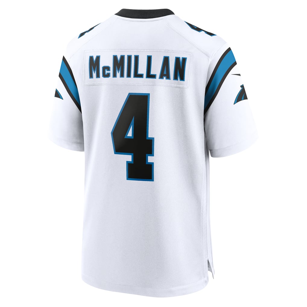 Men's Carolina Panthers Tetairoa McMillan White Game Jersey