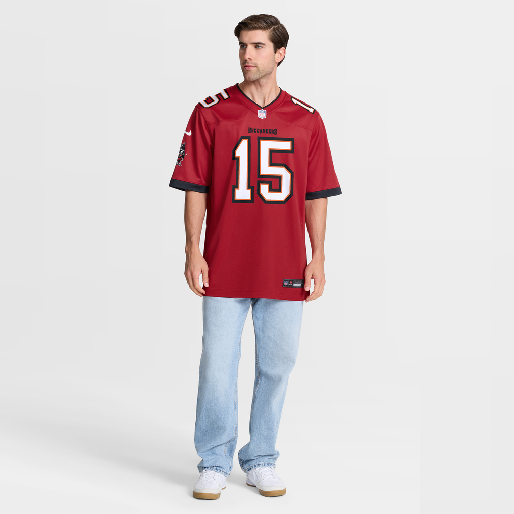 Men's Tampa Bay Buccaneers Tez Johnson Red Team Game Jersey