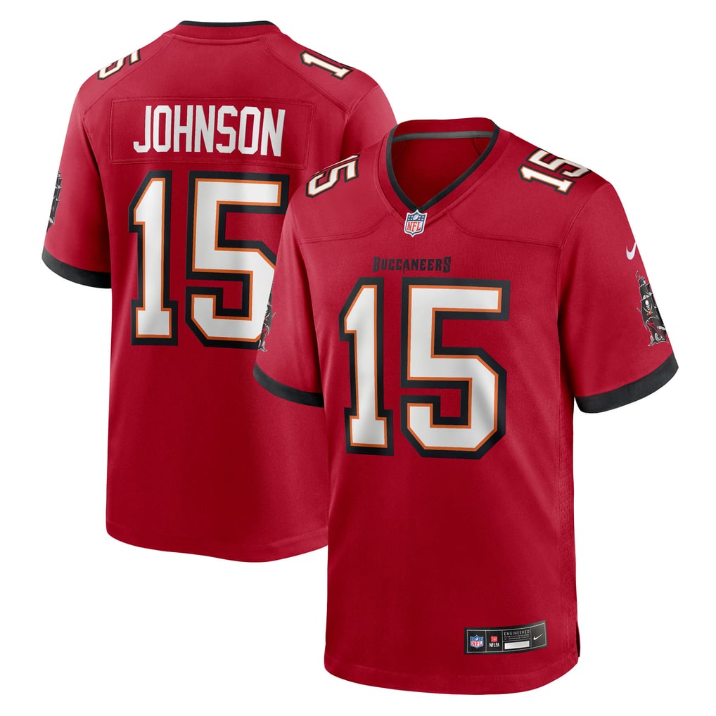 Men's Tampa Bay Buccaneers Tez Johnson Red Team Game Jersey
