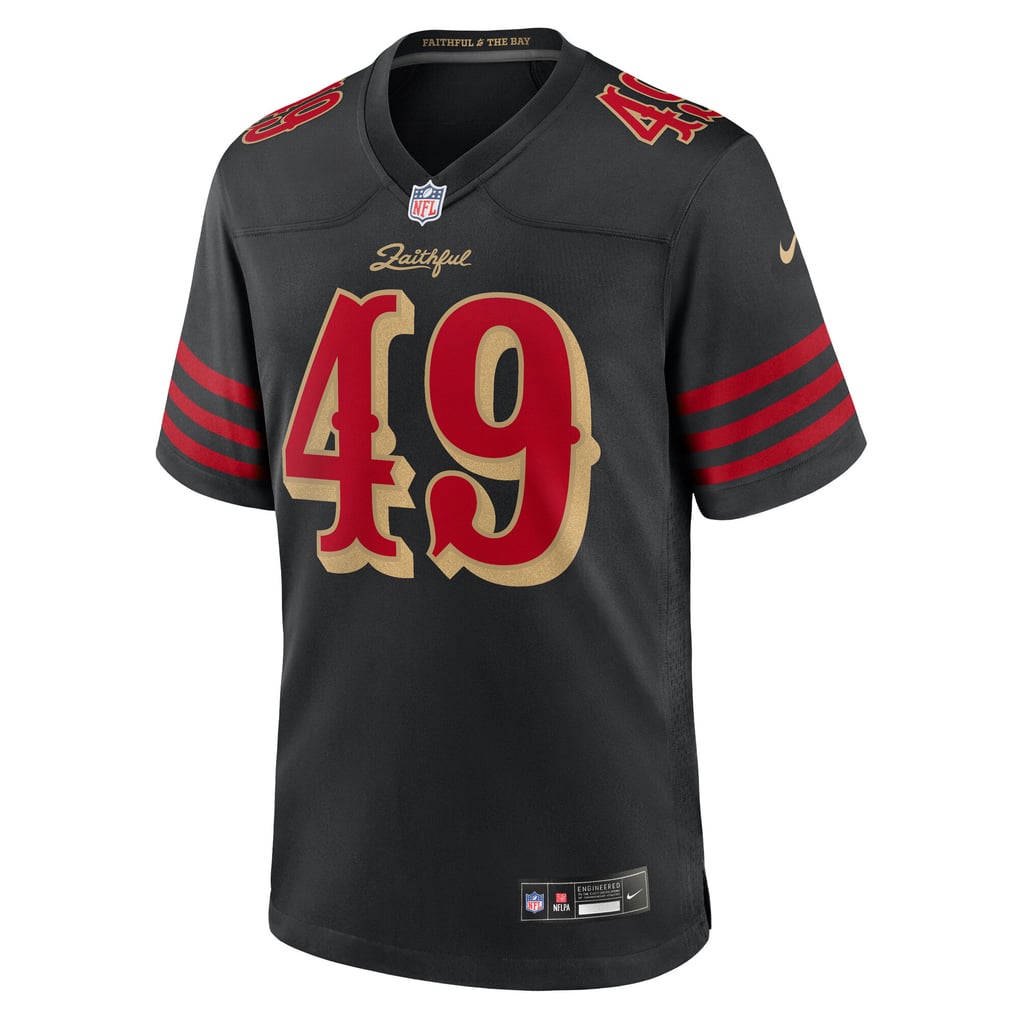 Men's San Francisco 49ers The Faithful Black Rivalries Collection Game Jersey