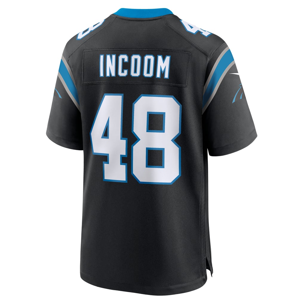 Men's Carolina Panthers Thomas Incoom Black Team Game Jersey