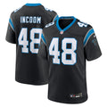 Men's Carolina Panthers Thomas Incoom Black Team Game Jersey