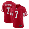 Men's San Francisco 49ers Thomas Morstead Scarlet Team Game Jersey