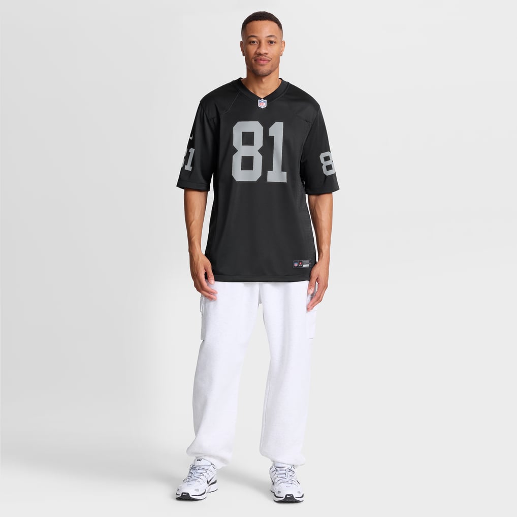 Men's Las Vegas Raiders Tim Brown Black Game Retired Player Jersey