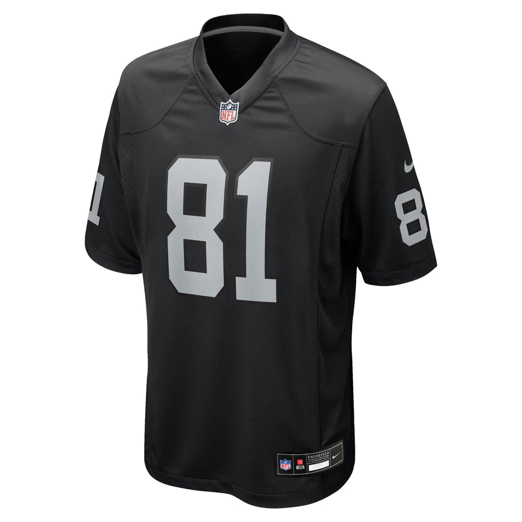 Men's Las Vegas Raiders Tim Brown Black Game Retired Player Jersey