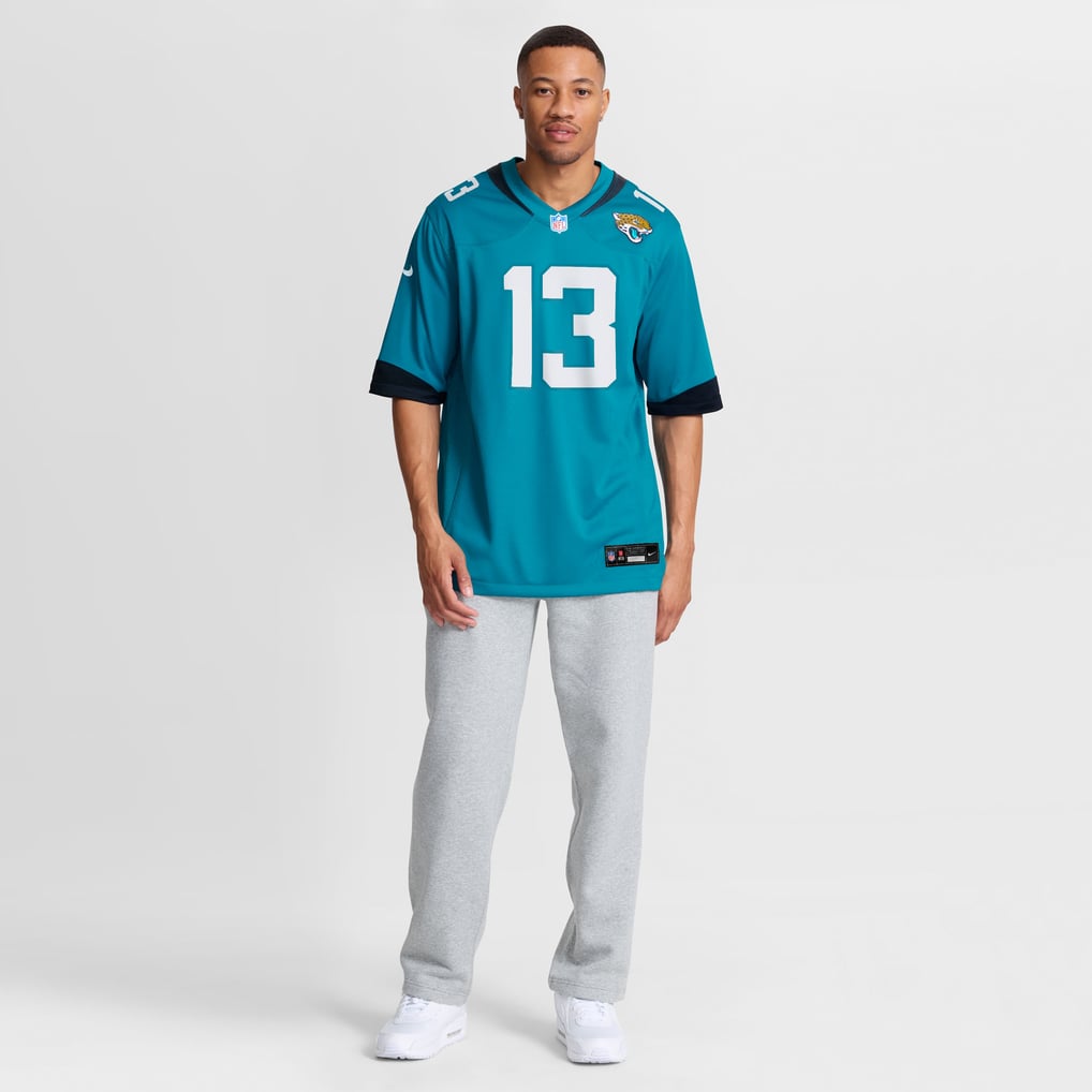Men's Jacksonville Jaguars Tim Jones Teal Team Game Jersey