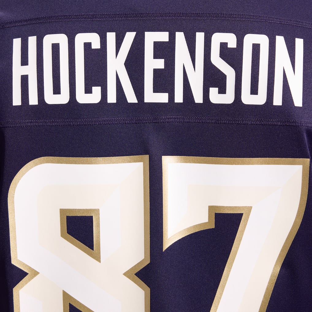 Men's Minnesota Vikings T.J. Hockenson Purple 2026 Rivalries Collection Game Jersey