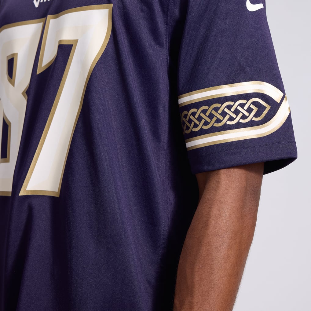 Men's Minnesota Vikings T.J. Hockenson Purple 2026 Rivalries Collection Game Jersey