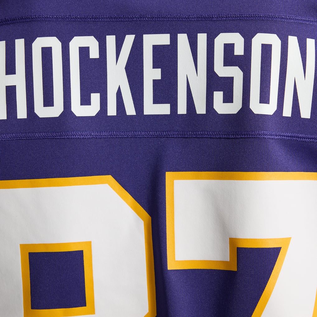 Men's Minnesota Vikings T.J. Hockenson Purple Classic Player Game Jersey