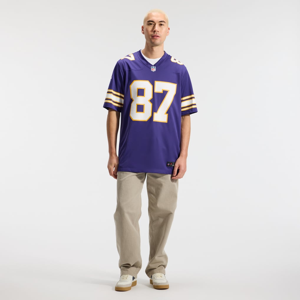Men's Minnesota Vikings T.J. Hockenson Purple Classic Player Game Jersey