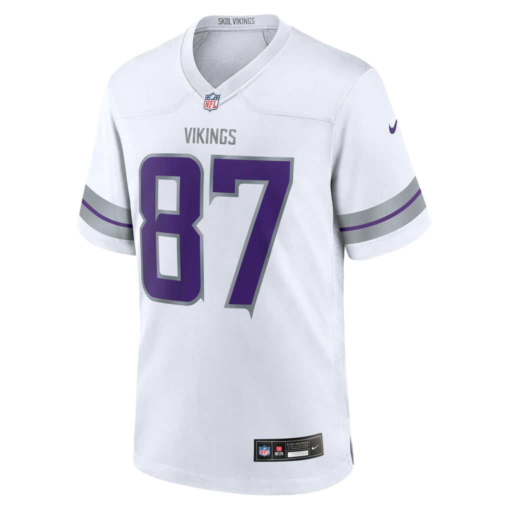 Men's Minnesota Vikings T.J. Hockenson White Alternate Game Player Jersey