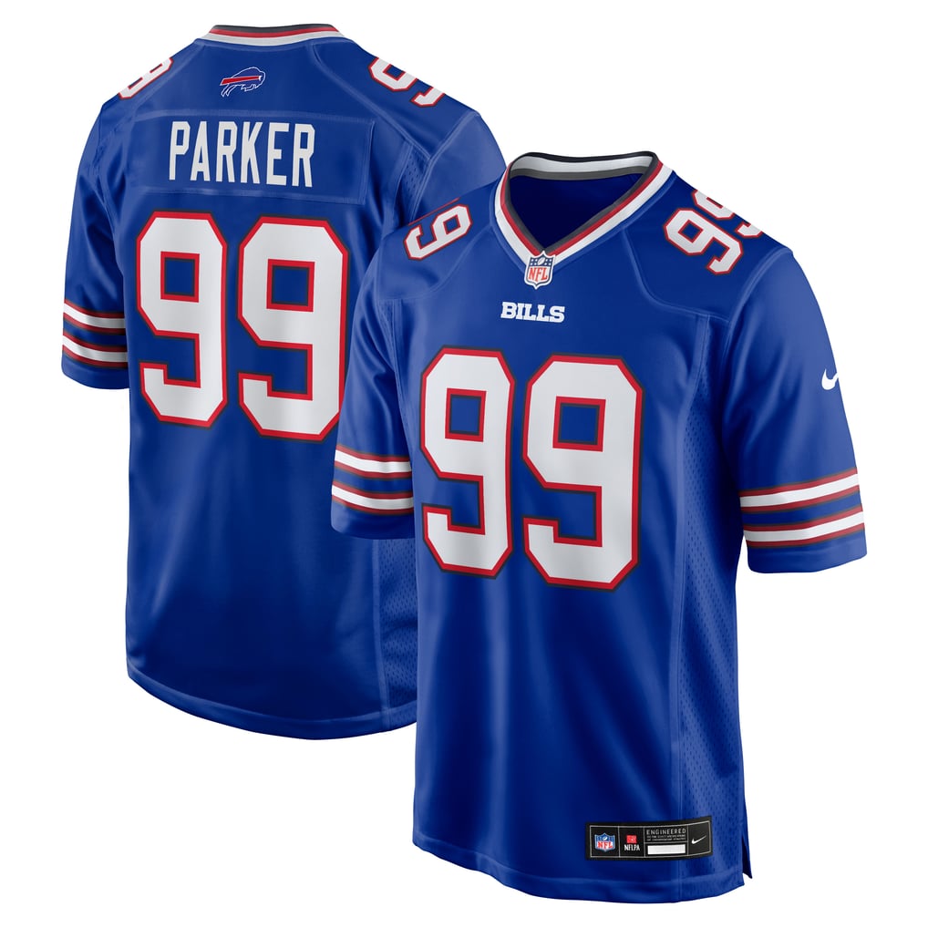 Men's Buffalo Bills T.J. Parker Royal Game Jersey