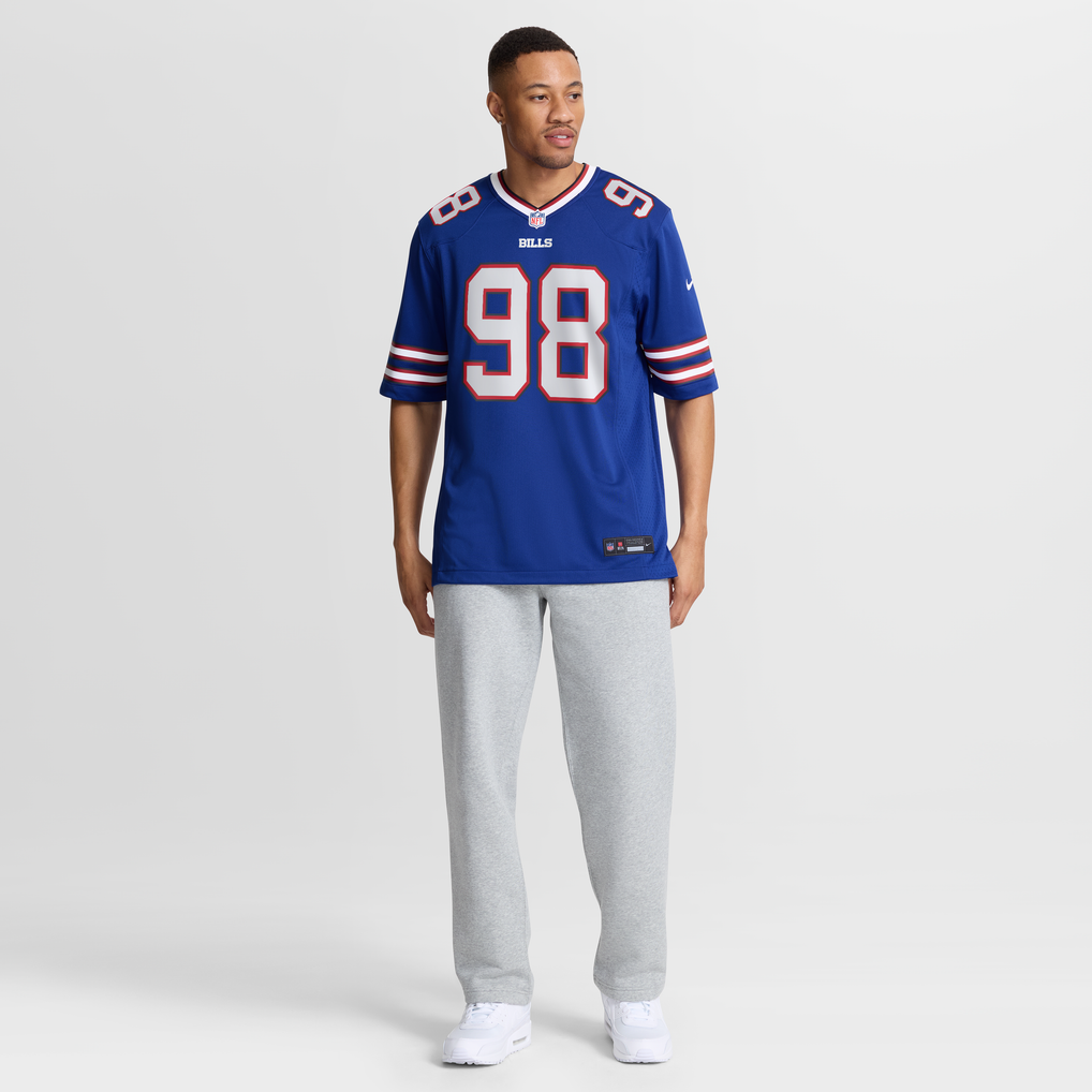 Men's Buffalo Bills T.J. Sanders Royal Team Game Jersey