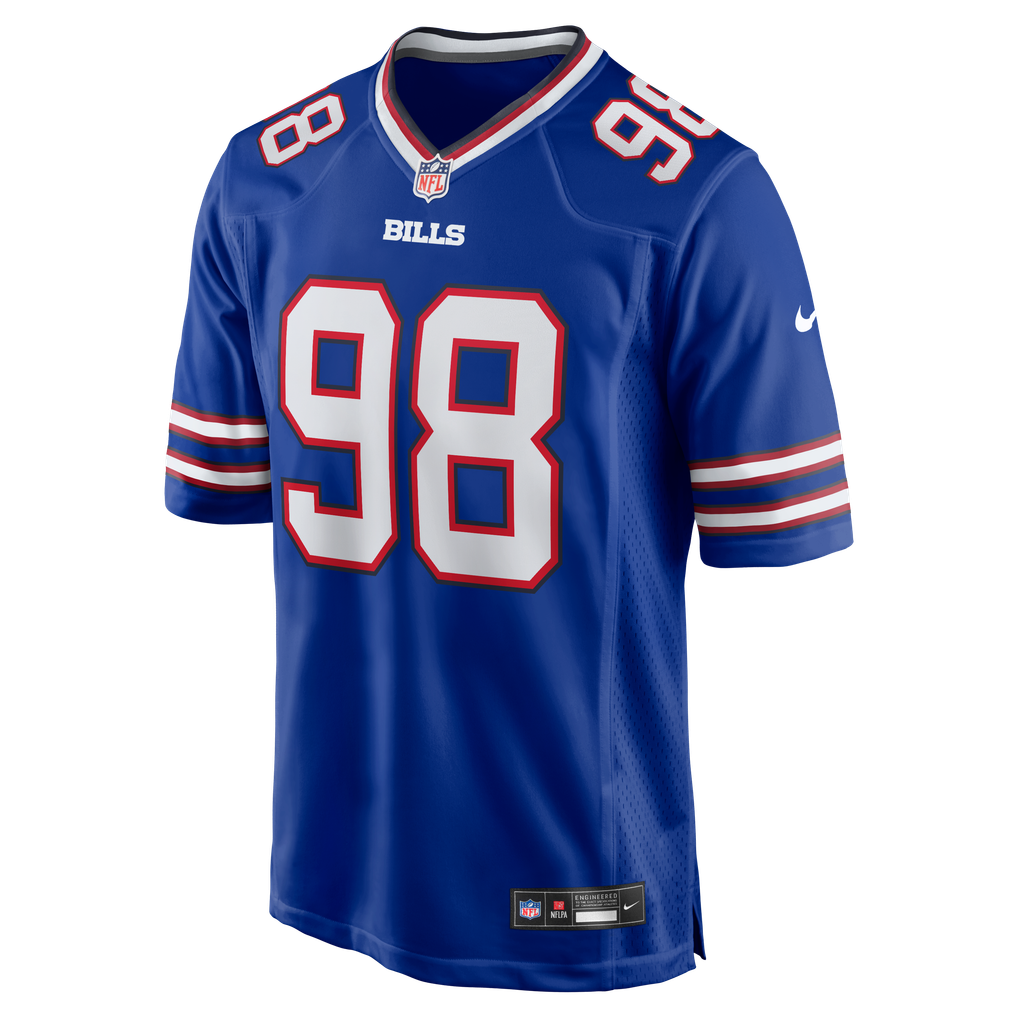 Men's Buffalo Bills T.J. Sanders Royal Team Game Jersey